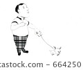 a walk, stroll, strolling 664250