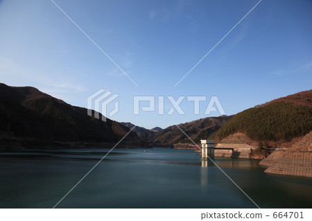 Okuziso Lake of Kisu village in Nagano Prefecture 664701