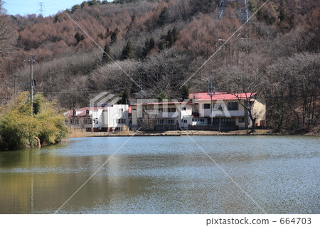 Tagawaura Onsen in Shiojiri City, Nagano Prefecture Tagawaura Onsen in Shiojiri City, Nagano Prefecture 664703