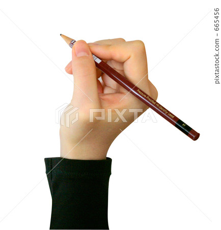 Hand with pencil Hand with pencil 665456
