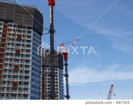 正在建設中的高層建築 正在建設中的高層建築 667303