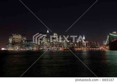 摩天大樓 紐約 水邊 669187