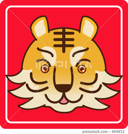 Tiger's face Tiger's face 669652