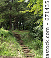 灌木叢 草叢 樓梯 671435