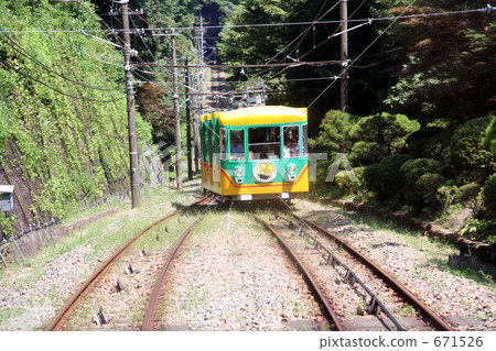 Takao mountain cable car opposed Takao mountain cable car opposed 671526