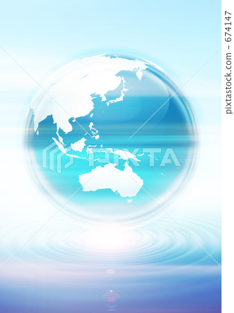 清晰的地球形象 清晰的地球形象 674147