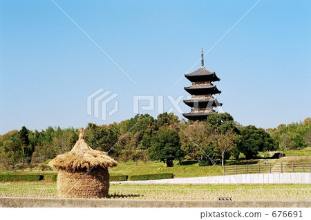 Bicaku Kokubunji Five-storied pag 676691