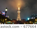 電視塔 名古屋 夜晚時光 677664