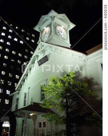 Clock Tower at Night Clock Tower at Night 680638
