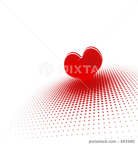 Heart and dot 683980
