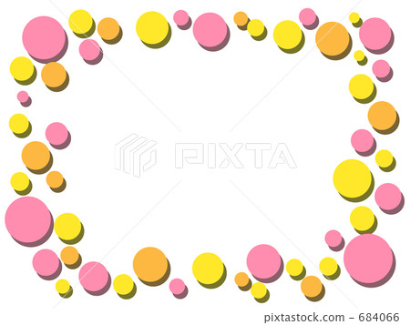 Polka dot frame Polka dot frame 684066