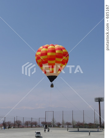 笛吹市桃花節氣球 685167