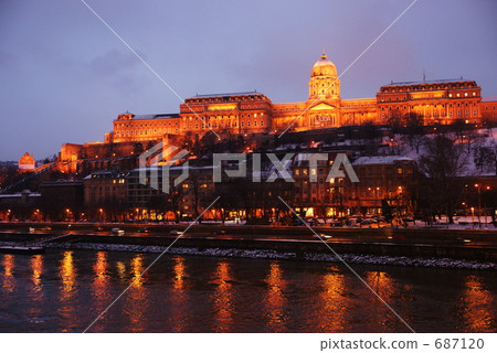 多瑙河和布達皇宮 687120
