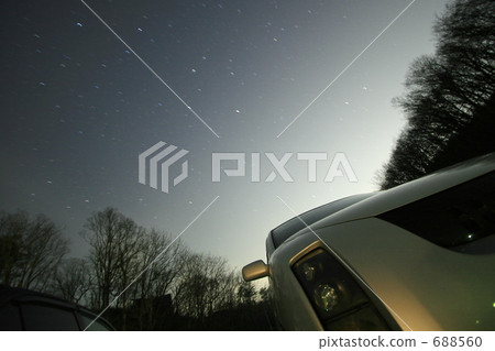 夜間駕駛圖像 688560