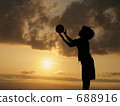 orange, backlight, backlit 688916