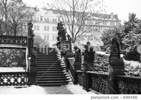 Stairs of Loretta church 690486