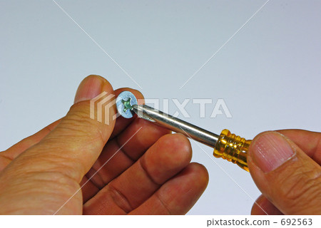 Screw and screwdriver Screw and screwdriver 692563