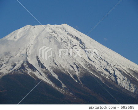 雪山 富士山 堆 692689