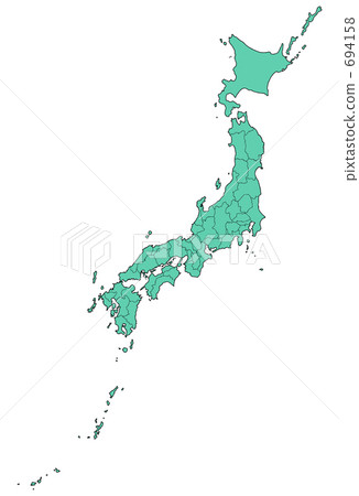 日本列島（縣界螞蟻） 694158