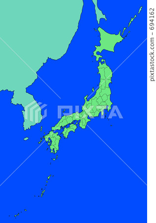 日本列島(日本海周圍的南極洲) 日本列島(日本海周圍的南極洲) 694162