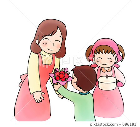 母親節(背景梨版) 母親節(背景梨版) 696193