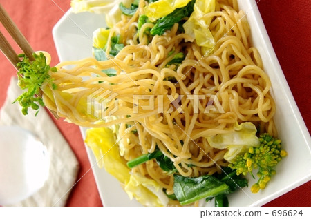 Spring vegetables with soy sauce Yakisoba 2 696624