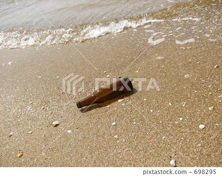 Abandoned empty bottle 698295