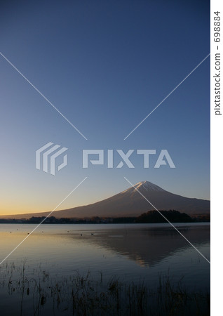 富士五湖 富士山顛倒投影 富士山 698884