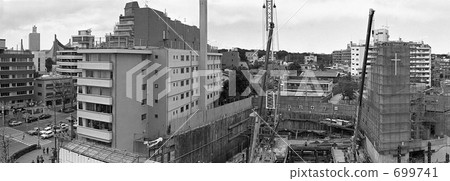 Laforet Harajuku during construction of Harajuku and Omotesando intersection Showa 53 Year Laforet Harajuku during construction of Harajuku and Omotesando intersection Showa 53 Year 699741