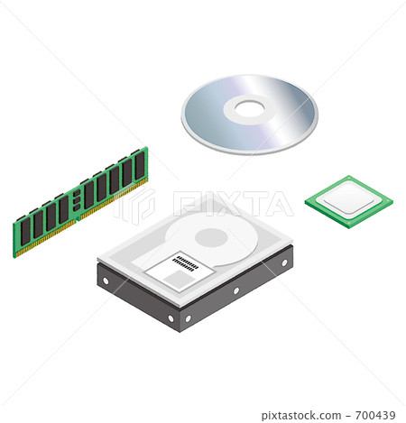 硬盤驅動器 電腦零件 內存 700439