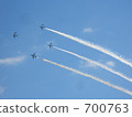 airplane, plane, contrails 700763