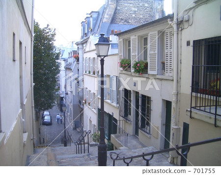 PARIS Montmartre staircase 2 PARIS Montmartre staircase 2 701755