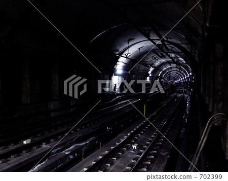 Tunnel of subway 702399