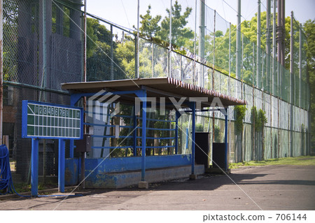 Baseball stadium bench Baseball stadium bench 706144
