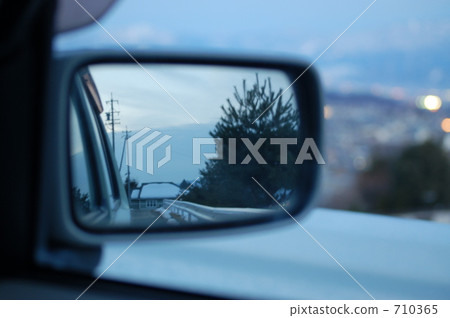 rear-view mirror, rearview mirror 710365