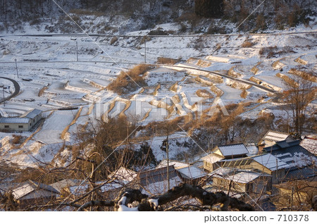 snow scene, nagano, country 710378