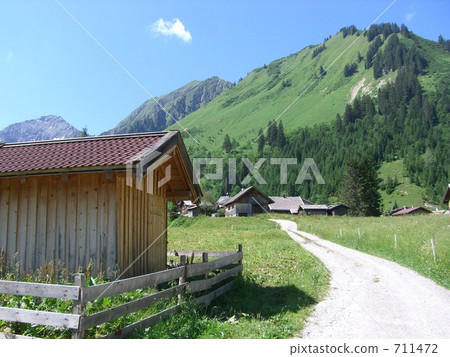歐洲阿爾卑斯山鄉間小路 歐洲阿爾卑斯山鄉間小路 711472