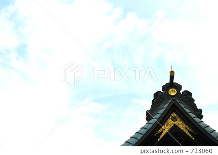 神社的屋頂 神社的屋頂 713060