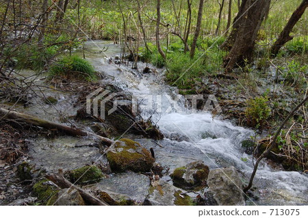 山溪 山澗 清溪 713075