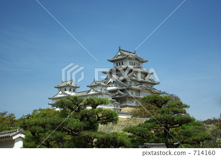 姬路城Nishinomaru和城堡塔 姬路城Nishinomaru和城堡塔 714160