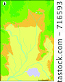 京都盆地地形圖 716593