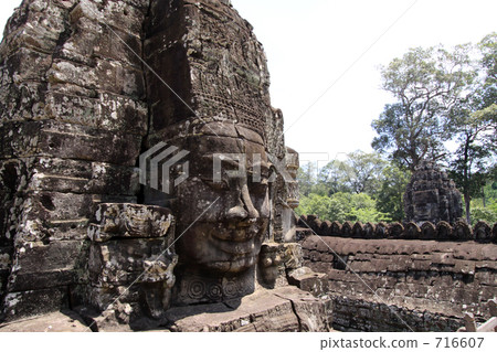 Cambodia Angkor Thom Bayon Temple (Kannon Bodhisattva) 716607