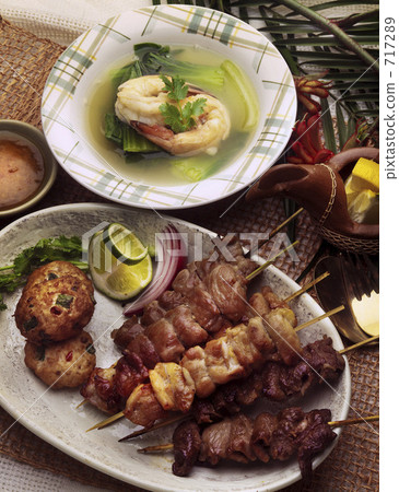 印度尼西亞風格的牛肉 717289