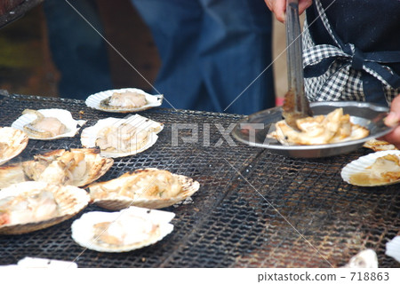 Baked scallops 718863