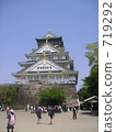 castle, castles, osaka castle 719292