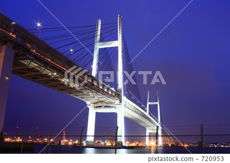 橫濱灣大橋 鐵橋 鐵路橋 720953