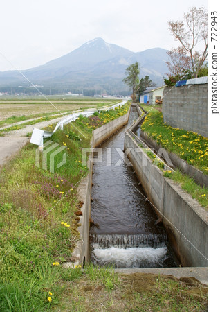 水槽 田園 田園風景 722943