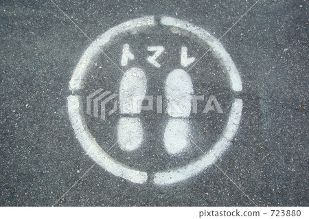 Foot type sign Foot type sign 723880