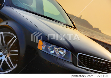 Audi of evening scenery 726196