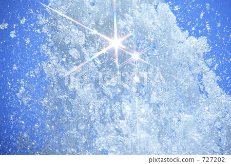 Blue sky and fountain water 727202